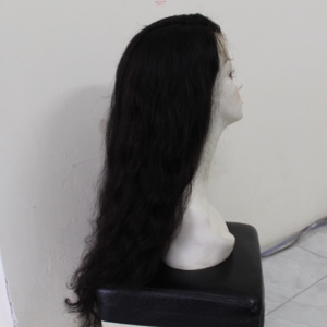 Perruques de cheveux humains Remy vietnamiens vierges bruts perruque avant en dentelle longue et droite avec base en dentelle française fermeture à la main grande taille de bonnet - Product Image 5