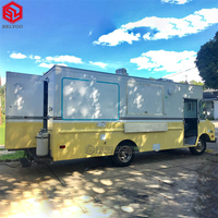 Camion de voyage de camion de nourriture personnalisé chariot à glace électrique fourgon de cuisine vintage grand camion de nourriture à vendre camionnette de boutique mobile pour l'extérieur