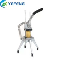 Handmatige fruit- en groentesnijder, commerciële voedselsnijder, aluminiumlegering snijmachine, frietsnijder voor thuis, restaurant en keuken