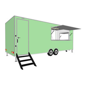 TUNE Prefab <span class=keywords><strong>Prix</strong></span> Premium Noix Rôtir Chariot de Nourriture avec Toilette Remorque Bois avec Réfrigérateur Congélateur avec Salle de Bain Toilette - Product Image 4