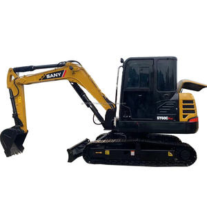 Sany SY60C Mini pelle 6 tonnes 99% nouvelle pelle d'occasion Caterpillar Komatsu Hitachi à bas prix d'origine - Product Image 1
