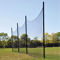 Filet de frappe de baseball en polyéthylène torsadé 42x55x12x12 Noir/Vert/Blanc Utilisation extérieure/intérieure