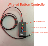 Compteur numérique LED GANXIN 3 pouces pour balles de médecine, entraînement Hyrox, équipement de gym, capteur de comptage pour Wall Ball Target
