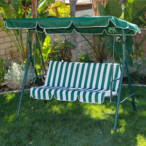 Outdoor Balcony Metal Garden <b>Swings</b> Chair 3 Seater for Adults - Product Image 2