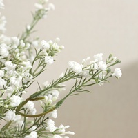 Bouquet de fleurs artificielles en soie Jade Horizon Lan Kwai Fong, bourgeons de chrysanthèmes, gypsophile, décoration d'Halloween pour la maison, salon