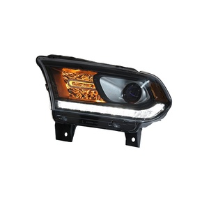 Conjunto de Faros LED de 12V de Gama Media para Durango 14-19 con Luces de Circulación Diurna, Lente Doble, 3500 Lúmenes / Durango H 14-19 - Product Image 1