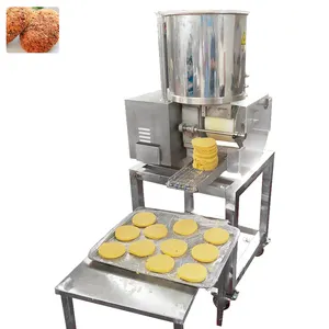 China Made Automatic Meat Hamburger Forming Machine Meat Patty Pressing Machine Automatic Burger Making Machine