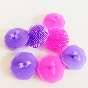 Cepillo de champú para masaje de cuero cabelludo de silicona suave Producto de baño para el cuidado del cabello y mascotas sostenible y surtido - Product Image 3