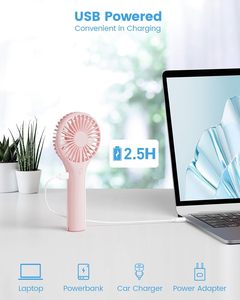 Handheld UBS Portable Mini Fan Summer Must Have Rechargeable Battery Mini Fans - Product Image 5