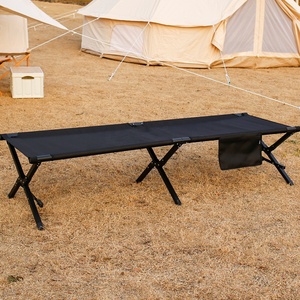 Portable léger <span class=keywords><strong>1</strong></span> <span class=keywords><strong>personne</strong></span> simple en plein air dormir pliant <span class=keywords><strong>lit</strong></span> de camping - Product Image 2
