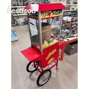 Máquina <span class=keywords><strong>de</strong></span> <span class=keywords><strong>Palomitas</strong></span> Comercial con <span class=keywords><strong>Carrito</strong></span>, Máquina <span class=keywords><strong>de</strong></span> <span class=keywords><strong>Palomitas</strong></span> Eléctrica <span class=keywords><strong>de</strong></span> Acero Inoxidable para Puesto <span class=keywords><strong>de</strong></span> Comida - Product Image 3