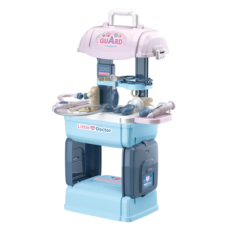 Детский развивающий докторский набор 2 в 1 с сумочкой, пластиковый комплект для ролевых игр, маленькие докторские игрушки