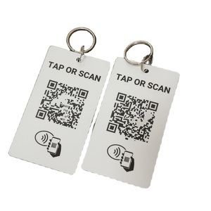 Etiqueta de equipaje habilitada con chip NFC de código QR de diseño <span class=keywords><strong>simple</strong></span> pero moderno y divertido para equipaje de viaje - Product Image 1