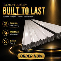 Tôle de toiture ondulée prélaquée PPGI PPGL DX51D 0,12-1,5 mm Z60-Z275 ASTM EN