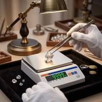 Báscula de Calibración Manual de Plástico JINGFEI YP-6002 con Capacidad de 600g y Precisión de 0.01g