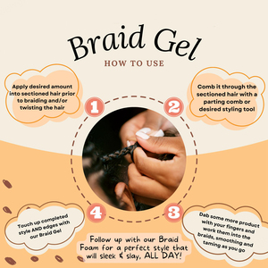 เจลผมเปียแบบจัดแต่งทรงผมวีแกนแบบถือได้ยาวนานฉลากตามต้องการ - Product Image 6