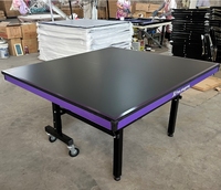 Table de tennis de table pliable en MDF de 18 mm pour l'intérieur, vente en gros du fabricant