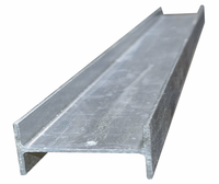 Viga de acero H viga ASTM A36 Soldadura laminada en caliente Viga universal Q235B Q345E I viga 16Mn canal Estructura acero 100x100mm