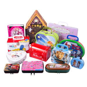 Boîtes à déjeuner en étain de forme ovale avec poignée de cordes de perles beaux bijoux <span class=keywords><strong>coffre</strong></span> à l'épreuve des enfants étui à la mode cadeau pour <span class=keywords><strong>fille</strong></span> pour <span class=keywords><strong>jouet</strong></span> de bonbons - Product Image 5