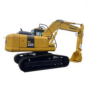 Excavatrice d'occasion japonaise Komatsu PC220-7 sur chenilles, modèle 2019, moteur Komatsu, 20 tonnes, capacité de la benne de 1,2 m, machinerie de haute qualité - Product Image 1