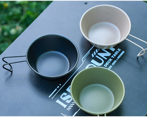 En Existencia, Venta Caliente, Tazón de Acero Inoxidable 304 de 300 ml, Tazón para Picnic y Barbacoa, Tazón Portátil para Acampar, Tazón Colgante para Acampar al Aire Libre, Taza Sierra - Product Image 3