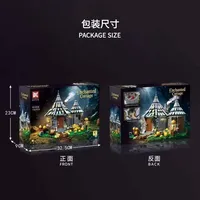 DK 6036 2026 MOC City Creative Enchanted Cottage, Kit de Modelo con Luz LED, Ladrillos de Construcción, Regalos, 1101 Piezas, Juego de Bloques de Construcción