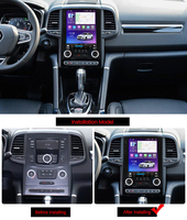 MEKEDE Android 11 8core Vidéo de voiture pour Renault KOLEOS 2017-2019 Radio stéréo voiture-play auto radio lecteur multimédia de voiture avec gps