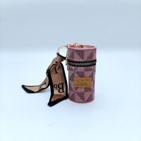 Mini Pochette de Luxe Tendance pour Monnaie, Rouge à Lèvres, Clés, en Cuir PU, Organisateur Cosmétique, Porte-Rouge à Lèvres Personnalisable en Soie