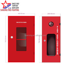 Gabinete para Extintor de Incendios Montado en Pared, de Acero al Carbono, Ignífugo, Ajustable y <span class=keywords><strong>Extensible</strong></span>, Accesorio para Equipo de Extinción de Incendios - Product Image 3