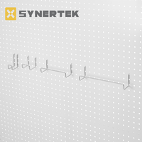 Crochet de suspension Pegboard mural multifonctionnel revêtement en poudre suspendu étui à stylo crochet en métal pour magasin