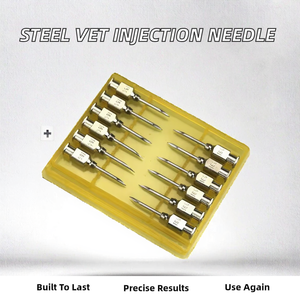 Aiguilles d'injection réutilisables en acier inoxydable chirurgical de haute qualité, haute précision, seringues modèle FH-15, approuvées CE ISO - Product Image 2