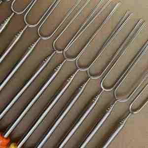 Herramienta de barbacoa de acero inoxidable, <span class=keywords><strong>pinchos</strong></span> telescópicos de malvavisco, palo para asar, pincho extensible resistente al calor de 31 pulgadas - Product Image 5