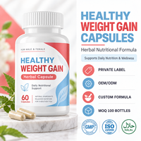 Capsules OEM pour la prise de poids, 60 unités, complément alimentaire à base de plantes favorisant l'amélioration de l'appétit et le développement de la masse musculaire maigre