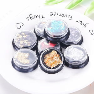 <b>Nail</b> Art <b>Foil</b> Paper 8 Colors 2g Double Sided Tin <b>Foil</b> For DIY Japanese Style <b>Nail</b> Decorations - Product Image 4