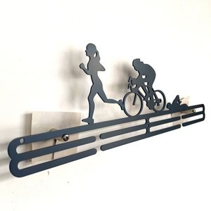 Medals and Trophies Holder Mount Cross Running Large Race Award Photo Gold Black Pickleball Nylon Stand Cycling <b>Box</b> Rack-for-med - Product Image 1