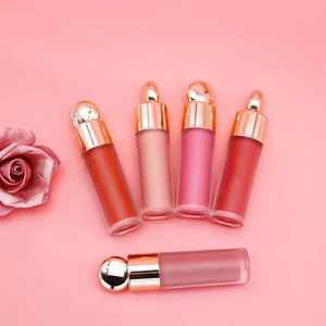 Fard à joues liquide crémeux à haute pigmentation, mousse veloutée, rouge, luxe, couleur organique changeante, produit de maquillage pour le visage, végan, marque privée - Product Image 3