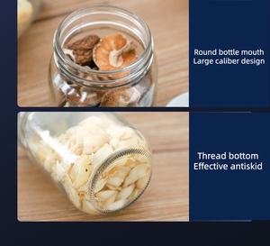 برطمانات زجاجية محكمة الإغلاق بأغطية ألومنيوم لحفظ الفواكه والمربى والمخللات - Product Image 4