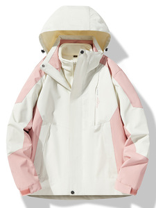 Ventes en gros de vestes de randonnée pour couples, hommes et femmes, 3 en 1, coupe-vent, imperméables, pour le camping, la course à pied, les activités de plein air, vestes unisexes, coupe-vent - Product Image 5