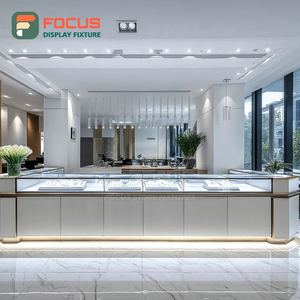 Sistema de Exhibición de Joyería Personalizado con Acabado Laminado, Vitrina de Vidrio Comercial para Tiendas - Product Image 4