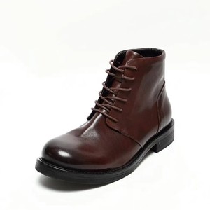 Botas para Hombre 2026, Nuevas, con Suela de Cuero Genuino, a la Moda, con Cordones, Botines para Hombres Jóvenes - Product Image 2
