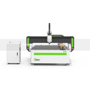 2024 Economic 1325 vacuum table wood rotary cutting machine 4axis cnc with CE