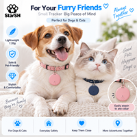Traceur intelligent portable Bluetooth anti-perte en plastique ABS pour collier de chien, chat, clés, portefeuille – Vente en gros, logo personnalisé OEM