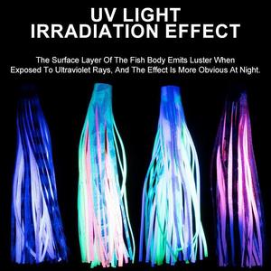 New 20.5Cm 76G Bionic Mực Mềm Thu Hút Biển Sâu Trolling Câu Cá Mồi Cho Marlin Cá Ngừ Lớn Trò Chơi Phun Nước Bạch Tuộc Cho Sông - Product Image 4