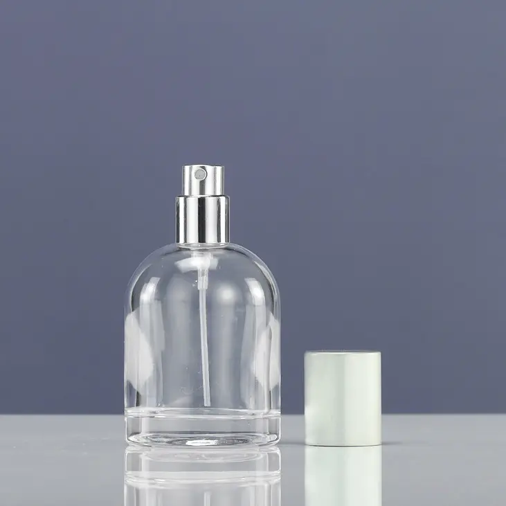 Lüks yüksek kaliteli tasarım boş cam parfüm şişesi sprey atomizer ile hızlı kargo
