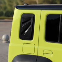 Accessoires Suzuki Jimny 5 portes JC74 : Garniture de protection blindée pour vitre arrière 2023-2026 MKD Offroad ABS