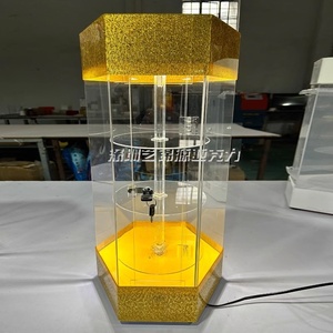 Bán buôn Acrylic mỹ phẩm trang sức nước hoa tạo tác xem 360 ° xoay hiển thị đứng, trong suốt nha khoa trang sức hiển thị đứng - Product Image 3