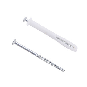 Tornillo de Expansión de Plástico M8 con Cabeza Panorámica y Rosca Extendida para Muebles y Gabinetes - Product Image 1