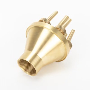 Ugello a spruzzo regolabile in ottone/rame da 1, 1-1/2, 2, 2-1/2 pollici, impermeabile, per fontana a fiore con getto centrale, per ornamenti da giardino <span class=keywords><strong>e</strong></span> uso esterno - Product Image 4