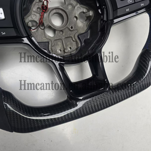 Volante Deportivo LED de Fibra de Carbono y Alcántara, el Más Popular para Volkswagen, para VW GTI7 Golf MK7 - Product Image 2