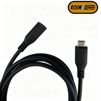Cable de Extensión USB C Macho a Hembra con Diseño Anti-doblez y Alivio de Tensión por Moldeo por Inyección Integrado, Control de Calidad Estricto Personalizado